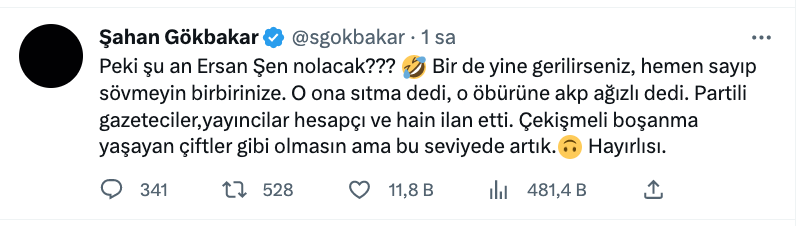 sahan gokbakar dan meral aksener in 6 li masaya donus karari sonrasi ilginc yorum cekismeli bosanma yasayan ciftler gibi